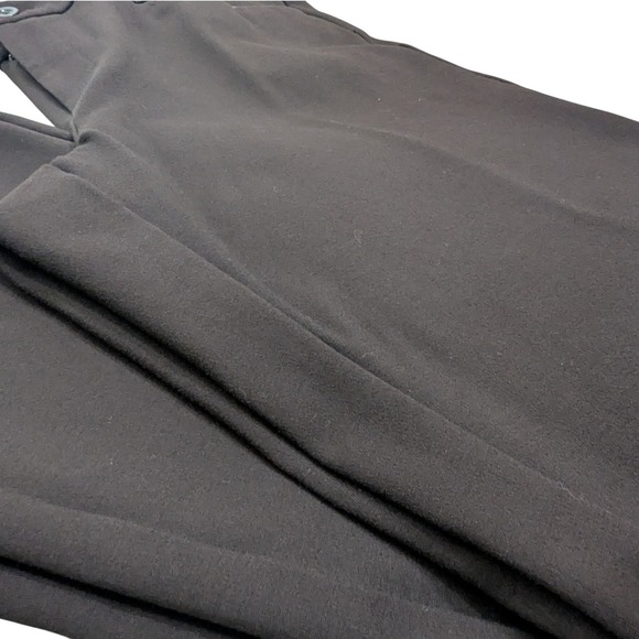 Charter Club Women's Pants Size 16 Brown Dress Pants‎ with Faux Leather Trim - Picture 7 of 7